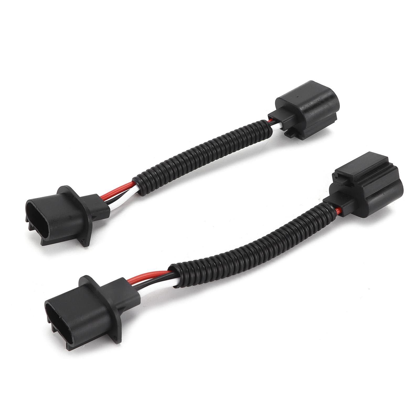 2pcs H13 9008 Male to Female Wiring Harness Adapter for Car Headlight Fog Light Universal
