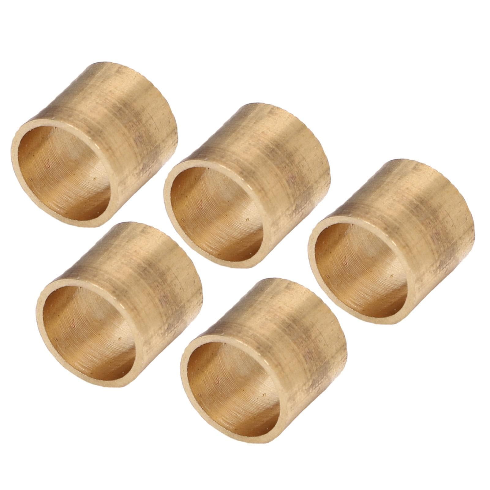 5PCS Billiard Cue Tip Copper Hoops 10.2mm Billiard Replacement Ferrule Snooker Pool Cue Tips for