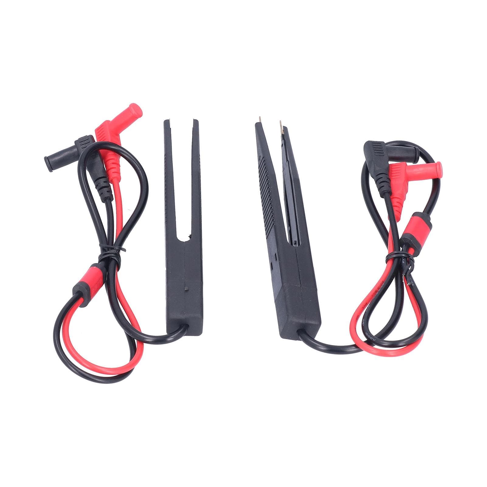 2PCS Multimeter SMD Test Clip Test Tweezers Type Capacitance and Inductance Test LCR Patch Clip