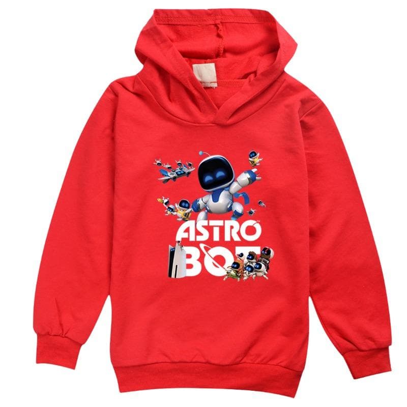 Game Astro Bot Hoodie Kids Comic Clothes for Teens Girl Pullover Long Sleeve Coats Boys Soft Fabric Outerwear Children Clothing 100