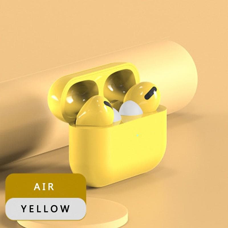 2024 Wireless Earphones Pop Up Earbuds In-ear Sensor Stereo Surround Bluetooth Headphone Touch Control Headset yellow