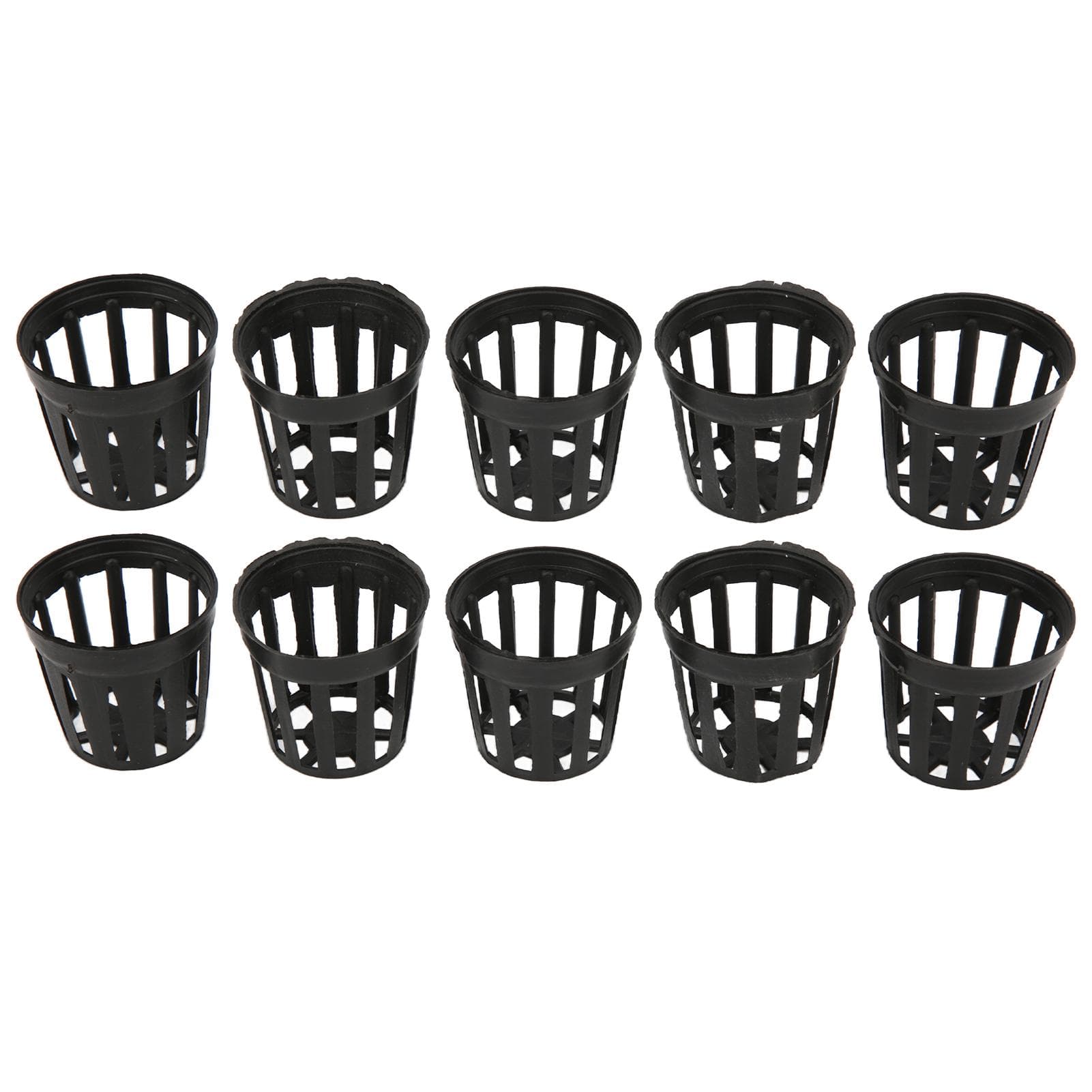 10pcs Aquatic Net Cups Aquatic Plastic Garden Fish Tank Planting Basket for PlantingL Small