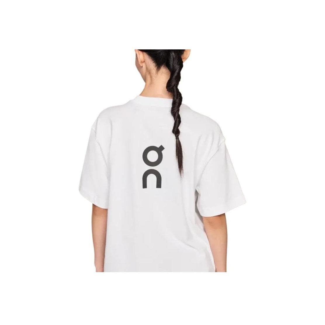 On Soft Skin-Friendly Casual Round Neck Short Sleeve T-Shirt Unisex Tops White 1WE10060069 XL