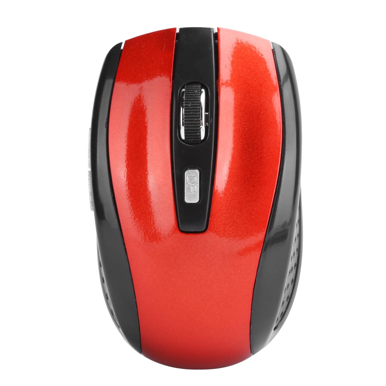 Wireless Mouse Notebook Computer Optical Gaming Accessories with Adjustable DPI 250HzSilver red