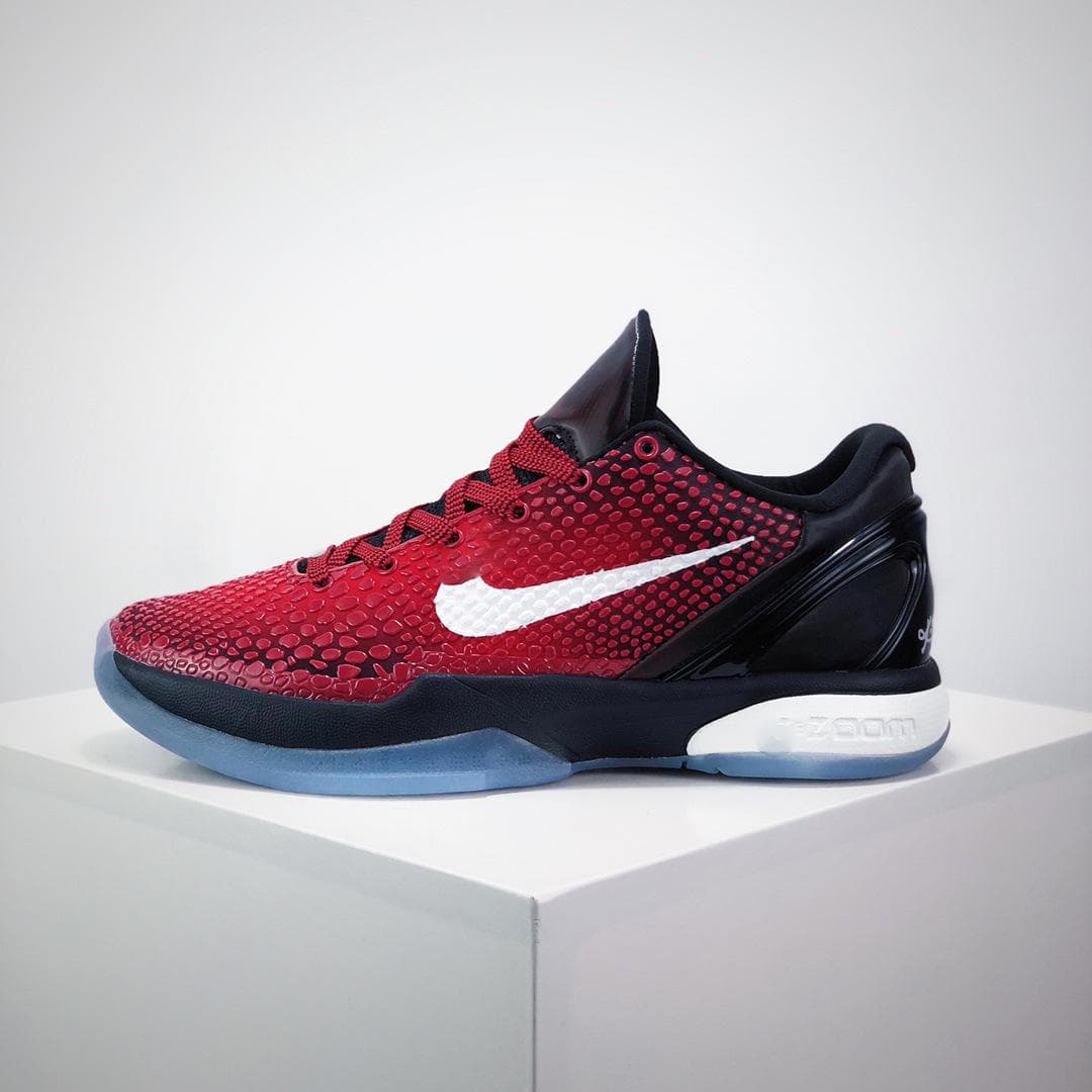 Genuine Kobe 6 Combat Basketball Shoes - Violent Orange, Full Mamba Replica, 6th Gen Men's Sports Shoes Size 42