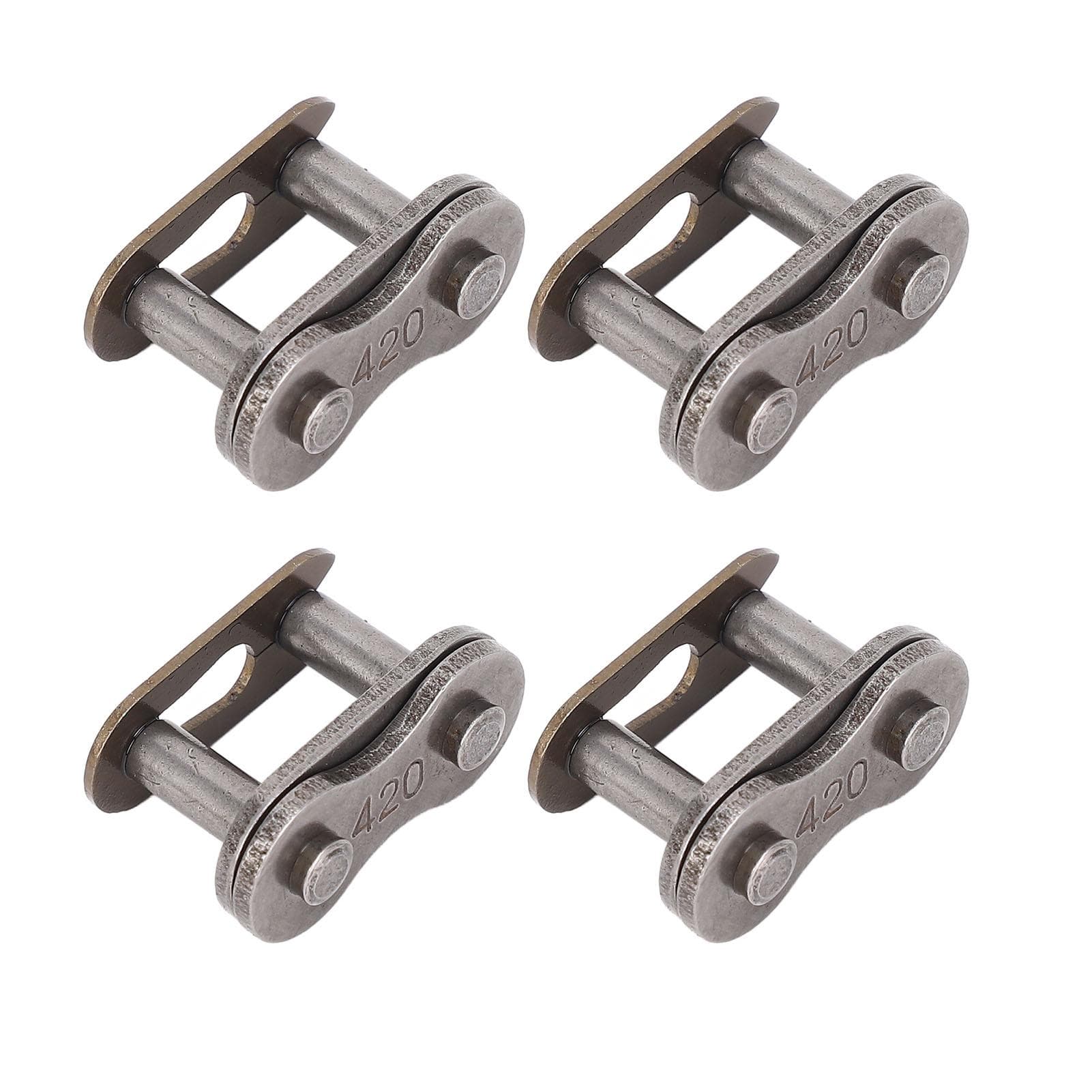10PCS 420 Chain Link Connector Manganese Steel Quick Release Motorcycle Chain Link Drive Connector