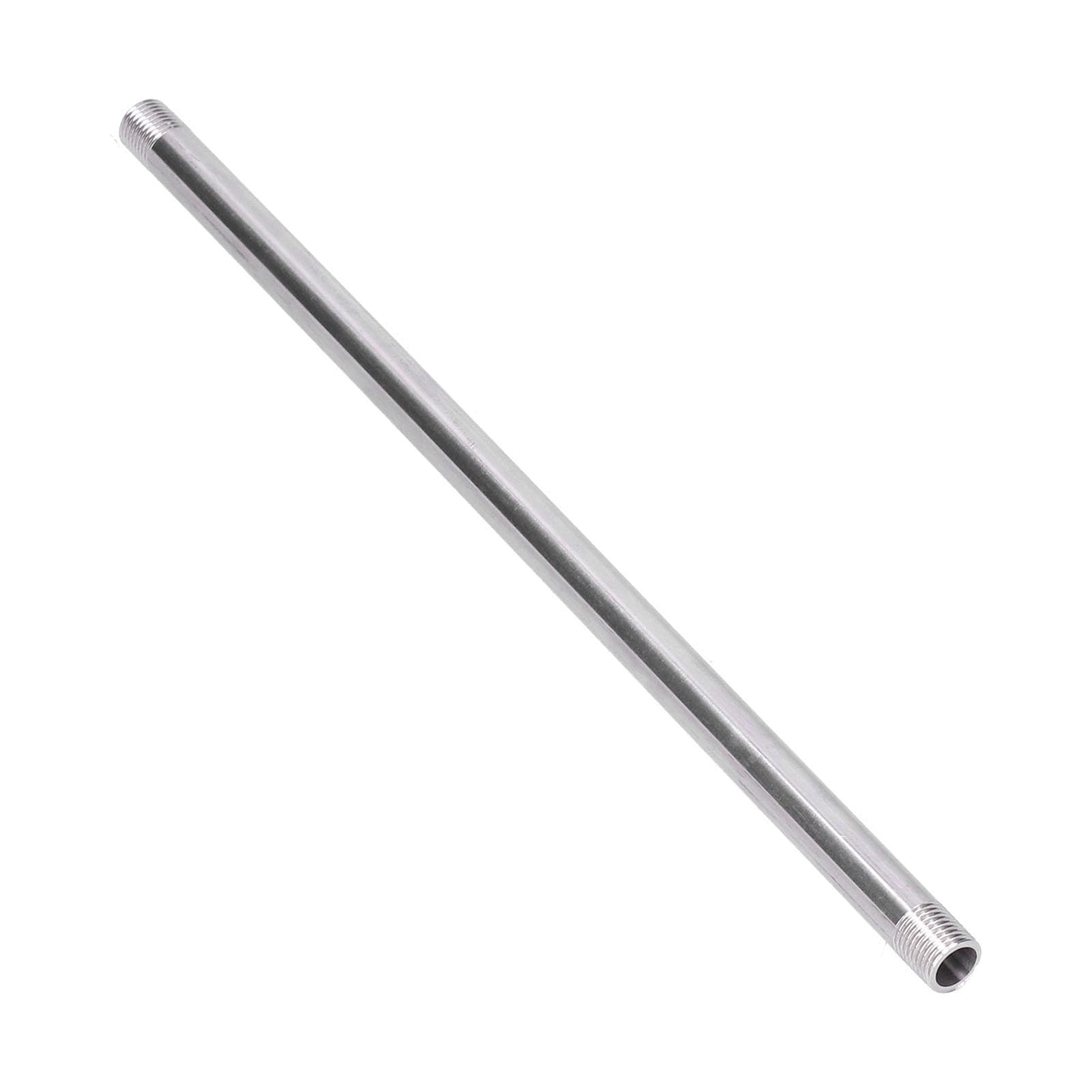 G1/4 Male Thread 30cm Stainless Steel Threaded Pipe Plumbing Pipe Fittings Attachment Joint