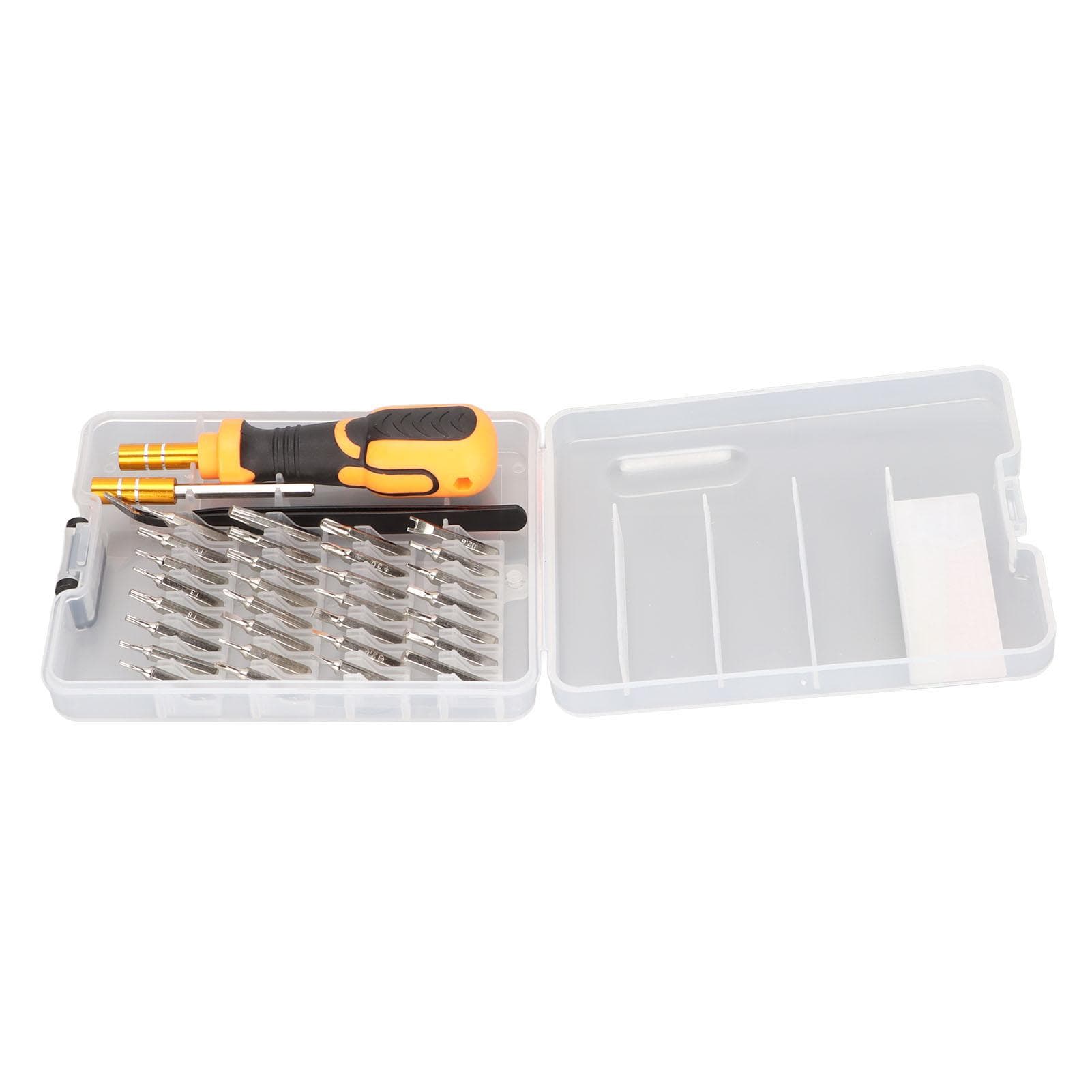 Ratcheting Screwdriver Set High Hardness Ergonomic Design Nonslip Handle Multi Bit Set Screwdriver