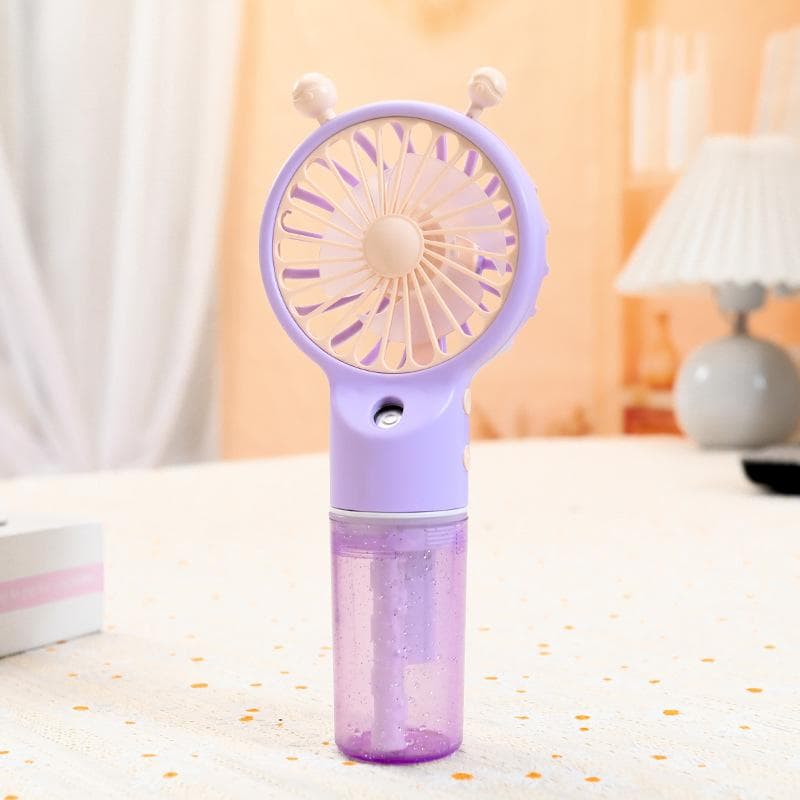 New Handheld Mini Air Conditioner USB Rechargeable Portable Humidifier Mist Cooler Cooling Spray Humidifier Fan for Home/Office