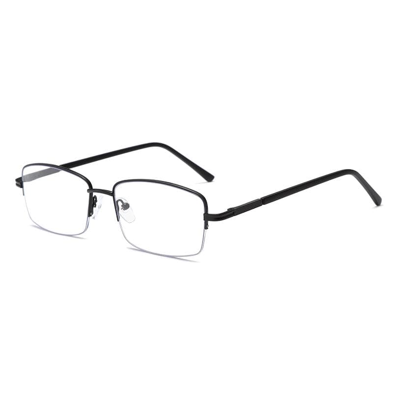 Fashion Photochromic Glasses Anti Blue Light Vintage Square Metal Frame Unisex Color Change Sunglasses Eyewear