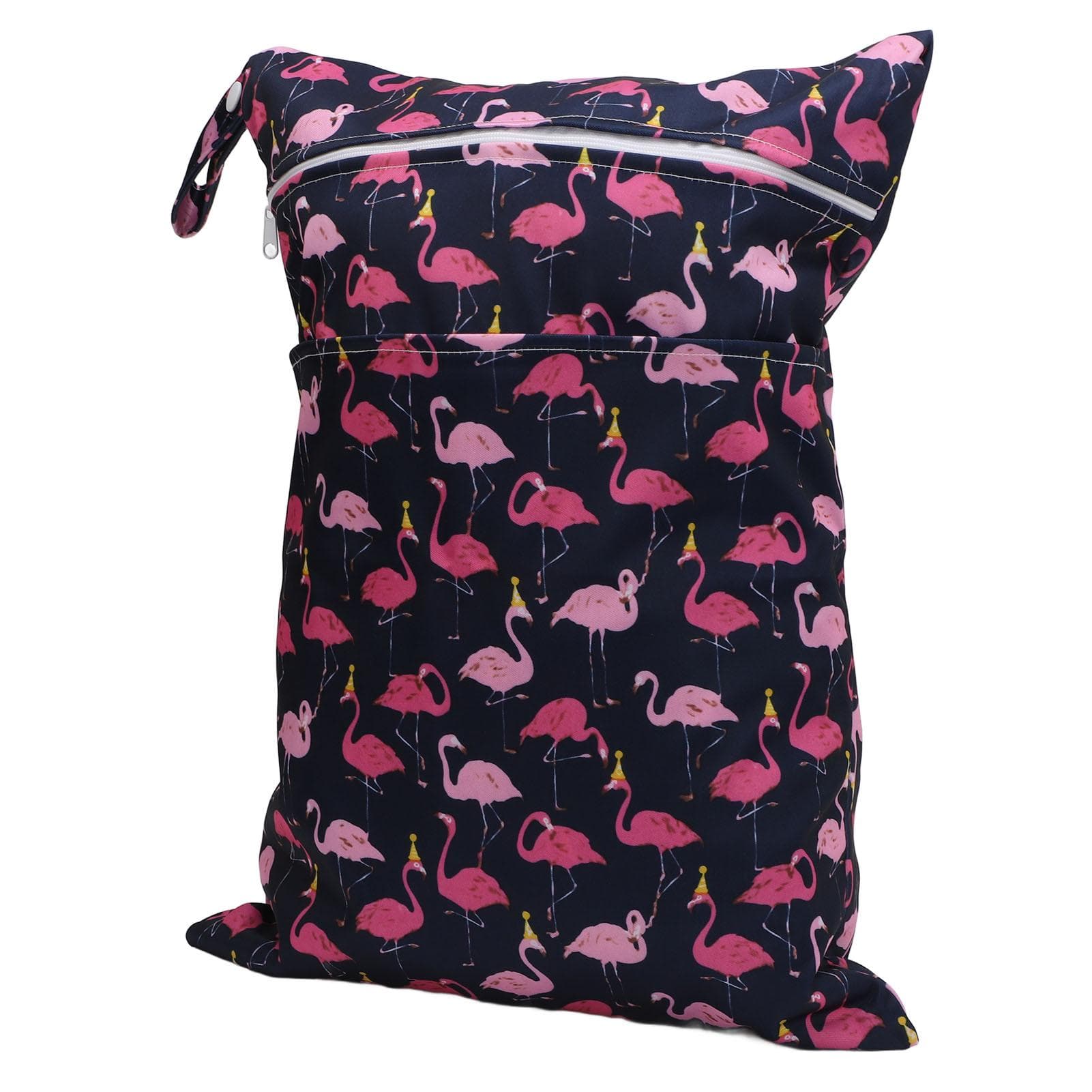 Diaper Bag Storage Pouch Waterproof Polyester Reusable Dual Zippers Diaper Wet Dry Bag T21 T12