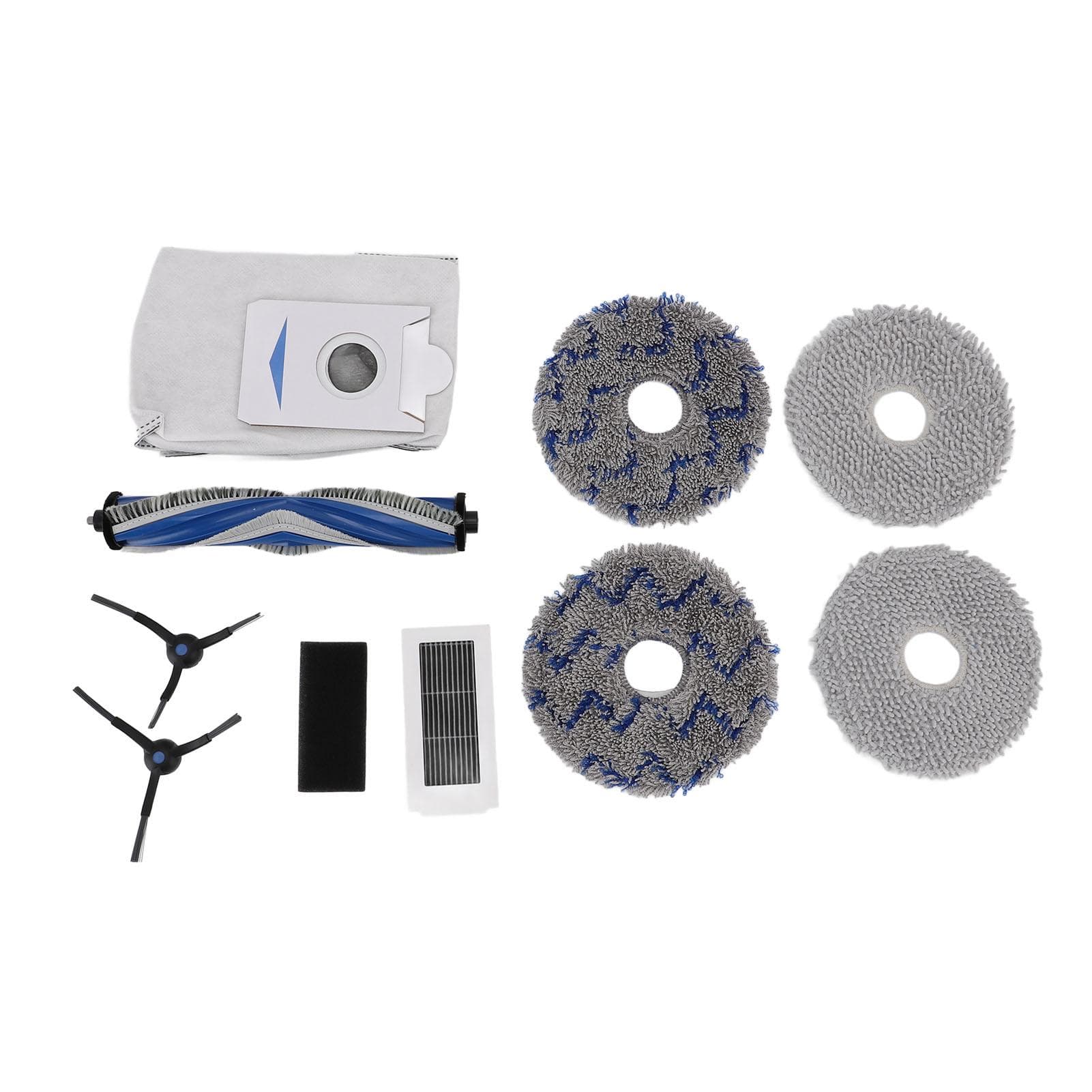 Replacement Parts for X5 PRO ABS Robot Vacuum Filter Brush Mop Pad Dust Bag Set Vacuum Cleaner
