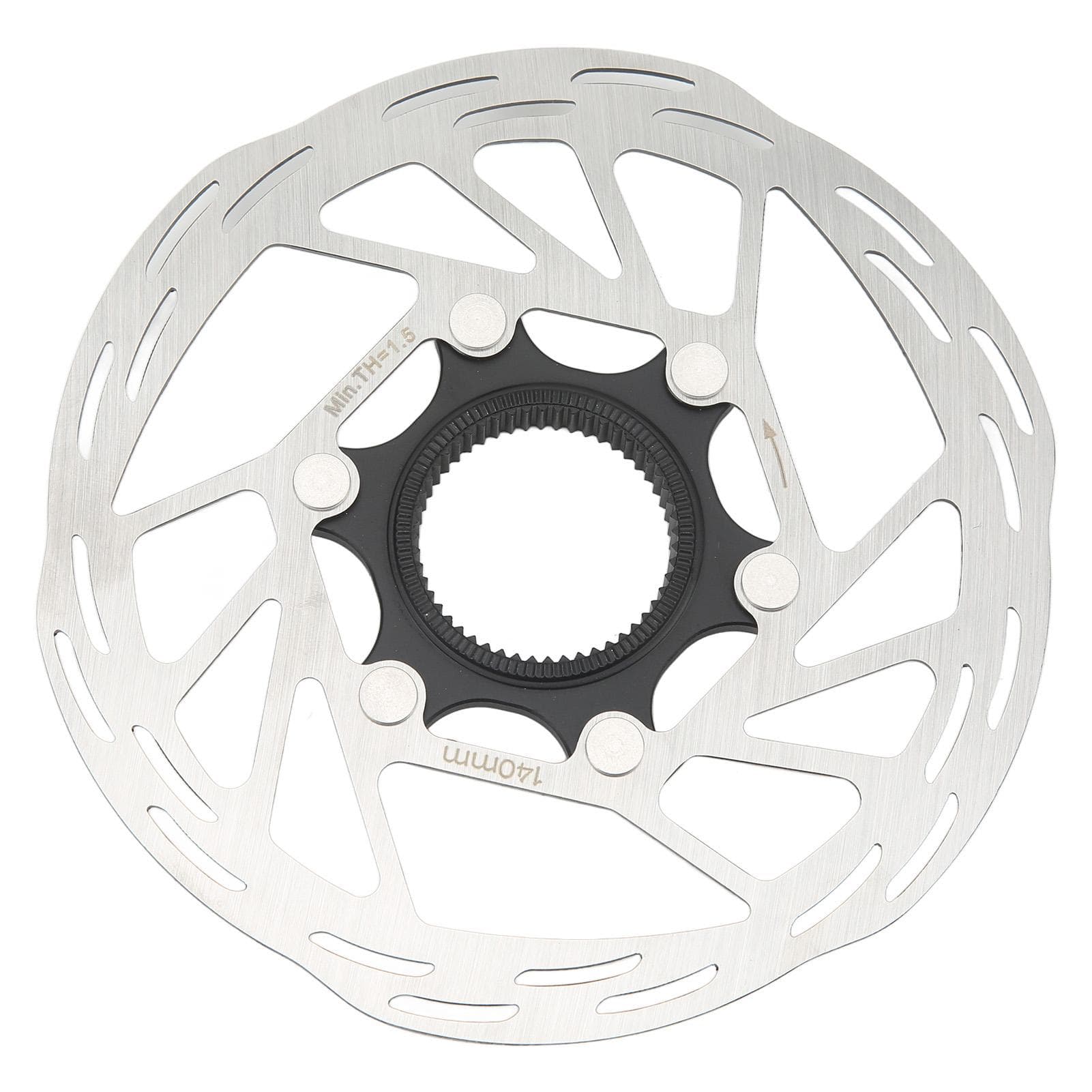 140mm Mountain Bike Disc Brake Rotor Stainless Steel Alloy Hollowed Bike Centerlock Disc Rotor for