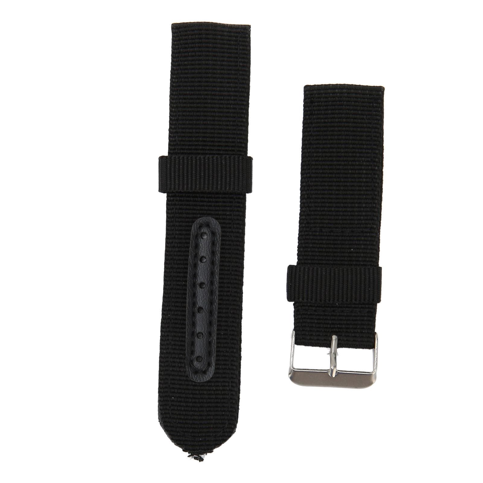 22mm Canvas Watch Strap Canvas Quick Release Replacement Watch Band for Men and Women Green black