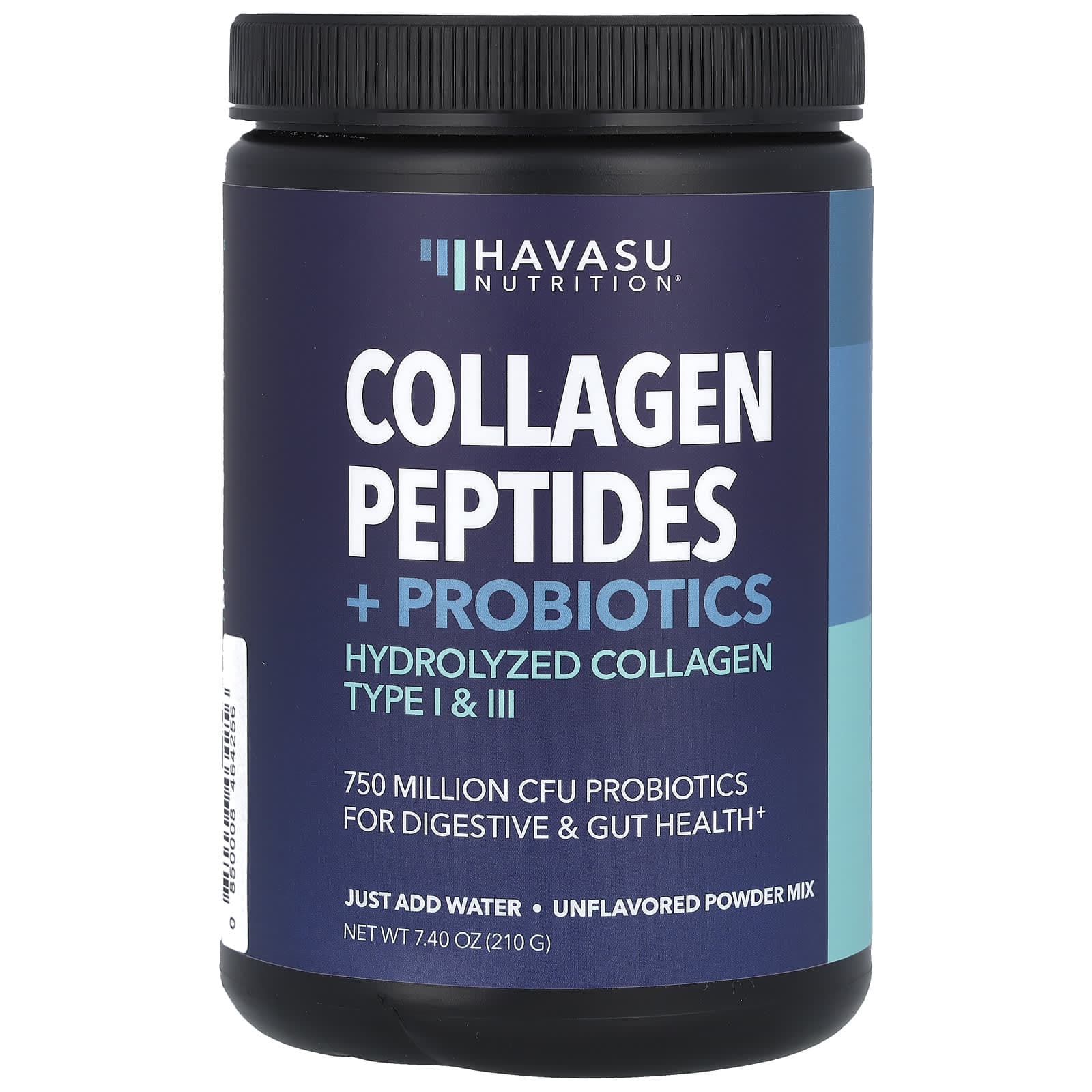 Havasu Nutrition, Collagen Peptides, Probiotic, Unflavored, 7.40 oz (210 g)