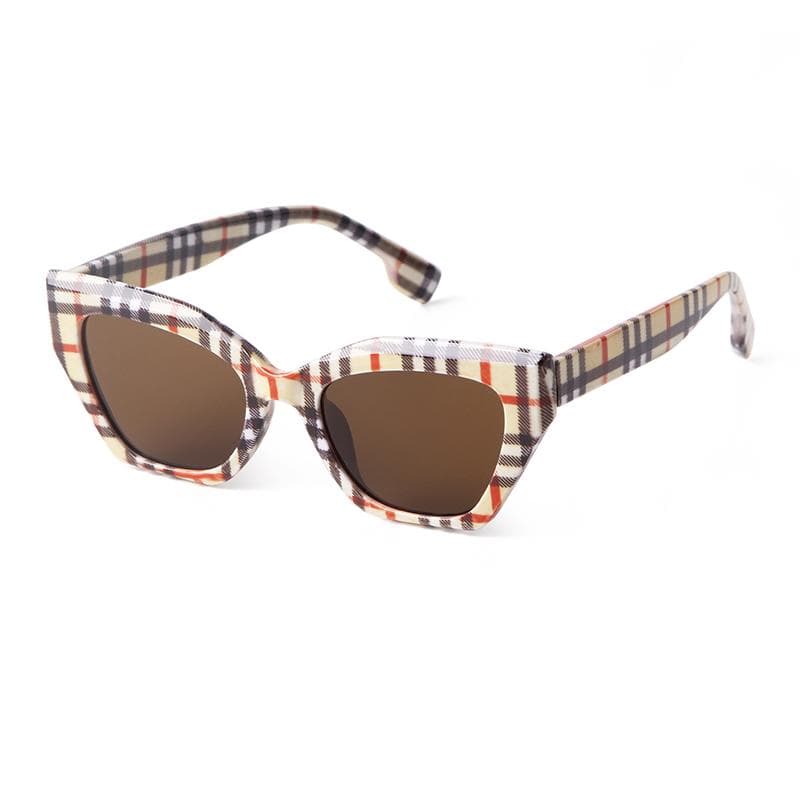 Fashion Cat Eye Sunglasses Women Luxury Brand Designer Vintage Small Cat-Eye Sun Glasses Men Shades UV400 as picture