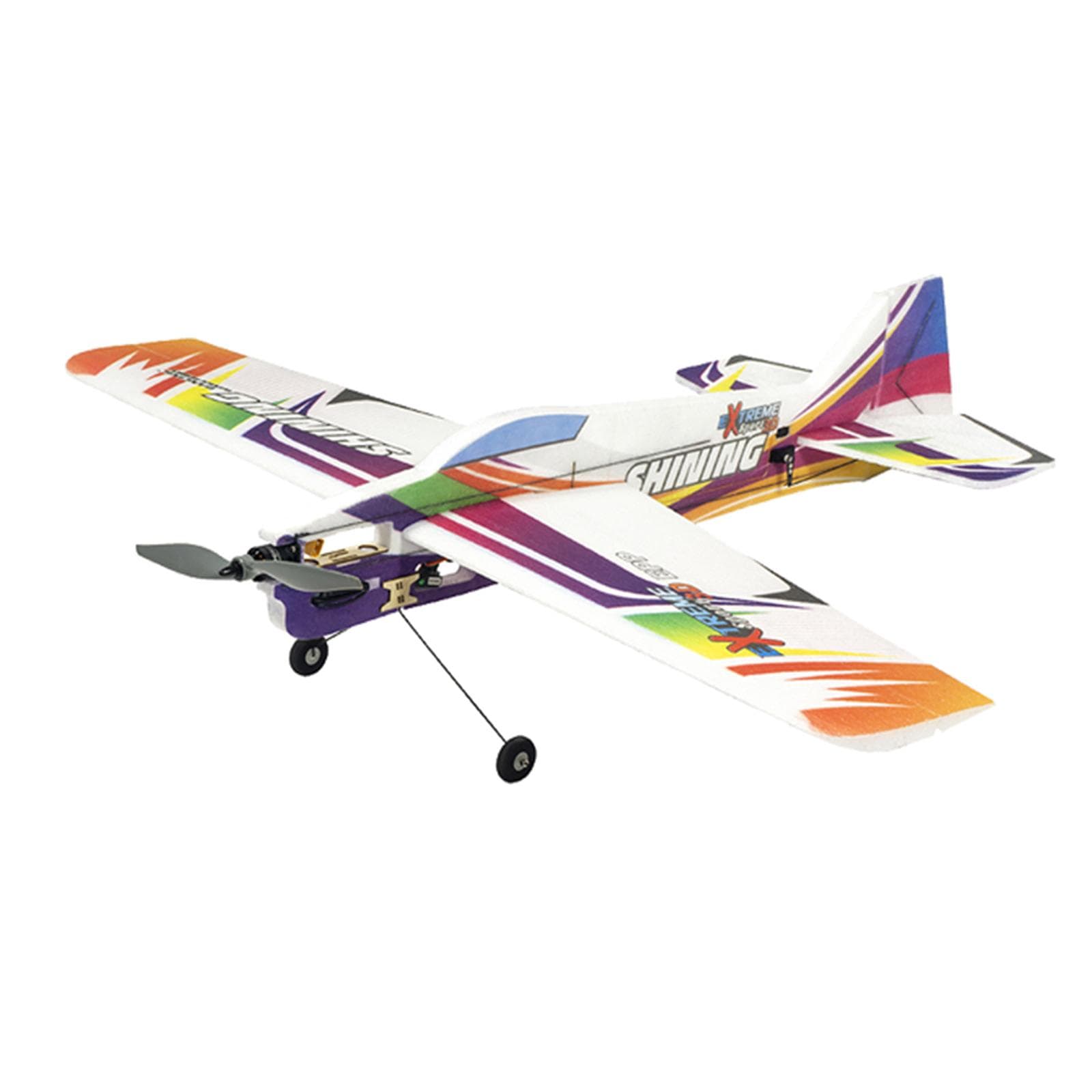 Dancing Wings Hobby E08 Shining 980mm Wingspan 3D Aerobatics EPP Remote Control Airplane Fixed Wing Type 1 white