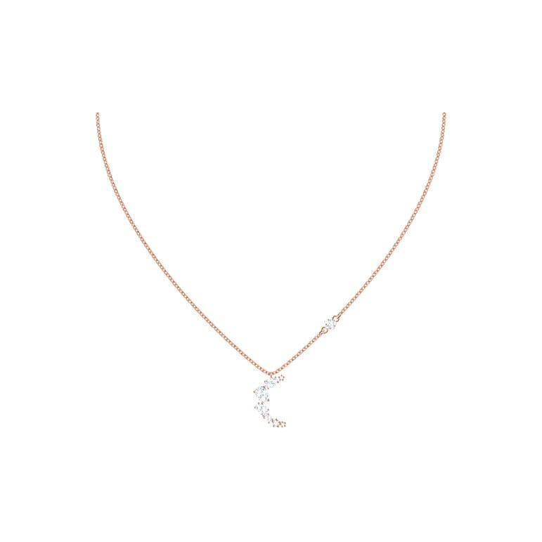Swarovski Penélope Cruz Moonsun Necklace Women necklace Rose-Gold 5486357 Box (Random Color)