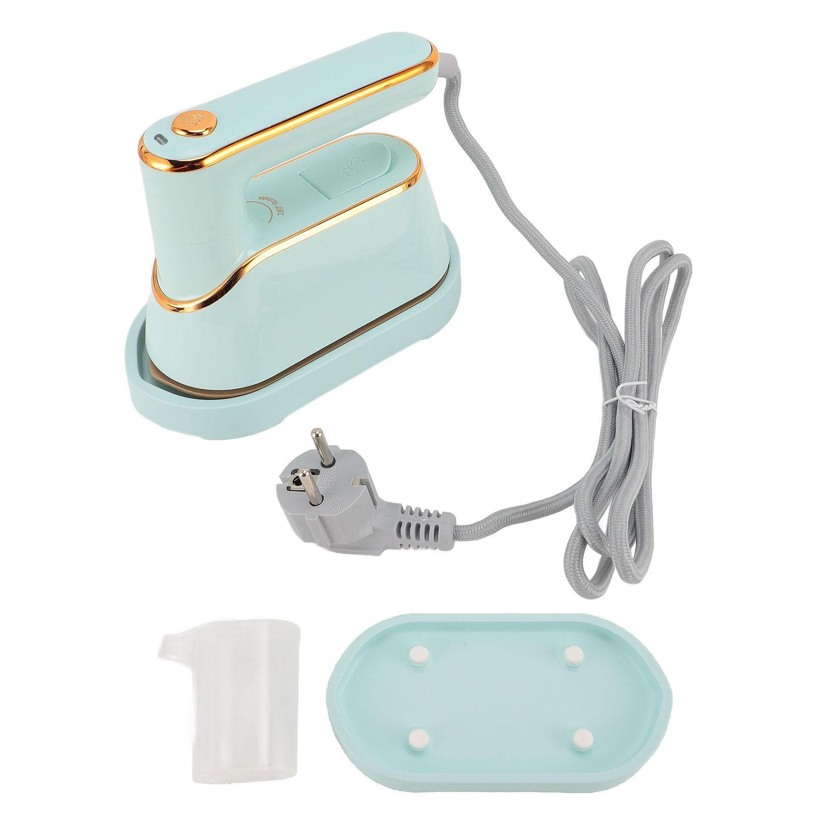 Handheld Steam Iron 1300W 20S Fast Preheating Rotating Handle Travel Garment Iron Built in Turbine