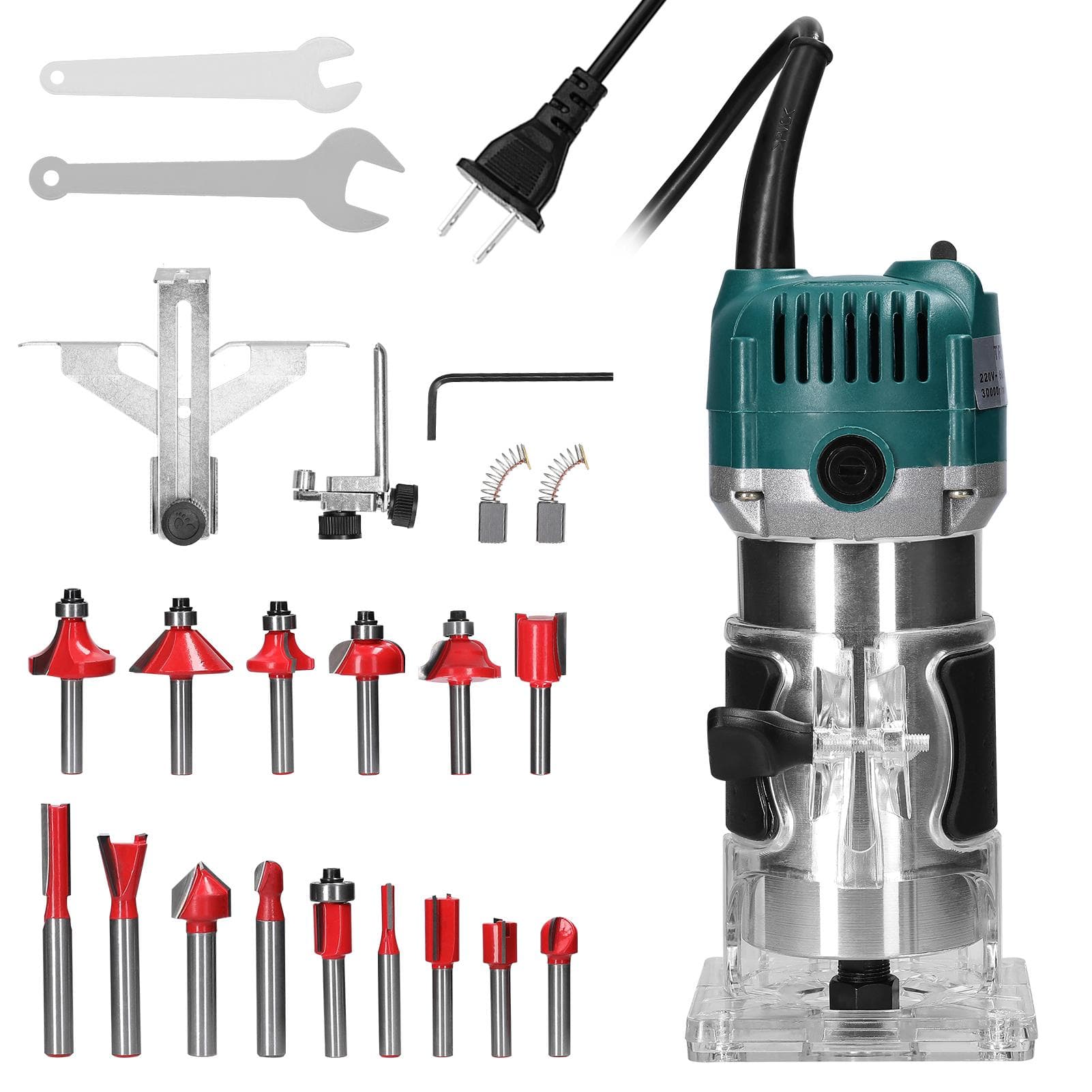 Electric Trimmer Multifunctional Wood Milling Trimming Engraving Slotting Machine Versatile multicolour