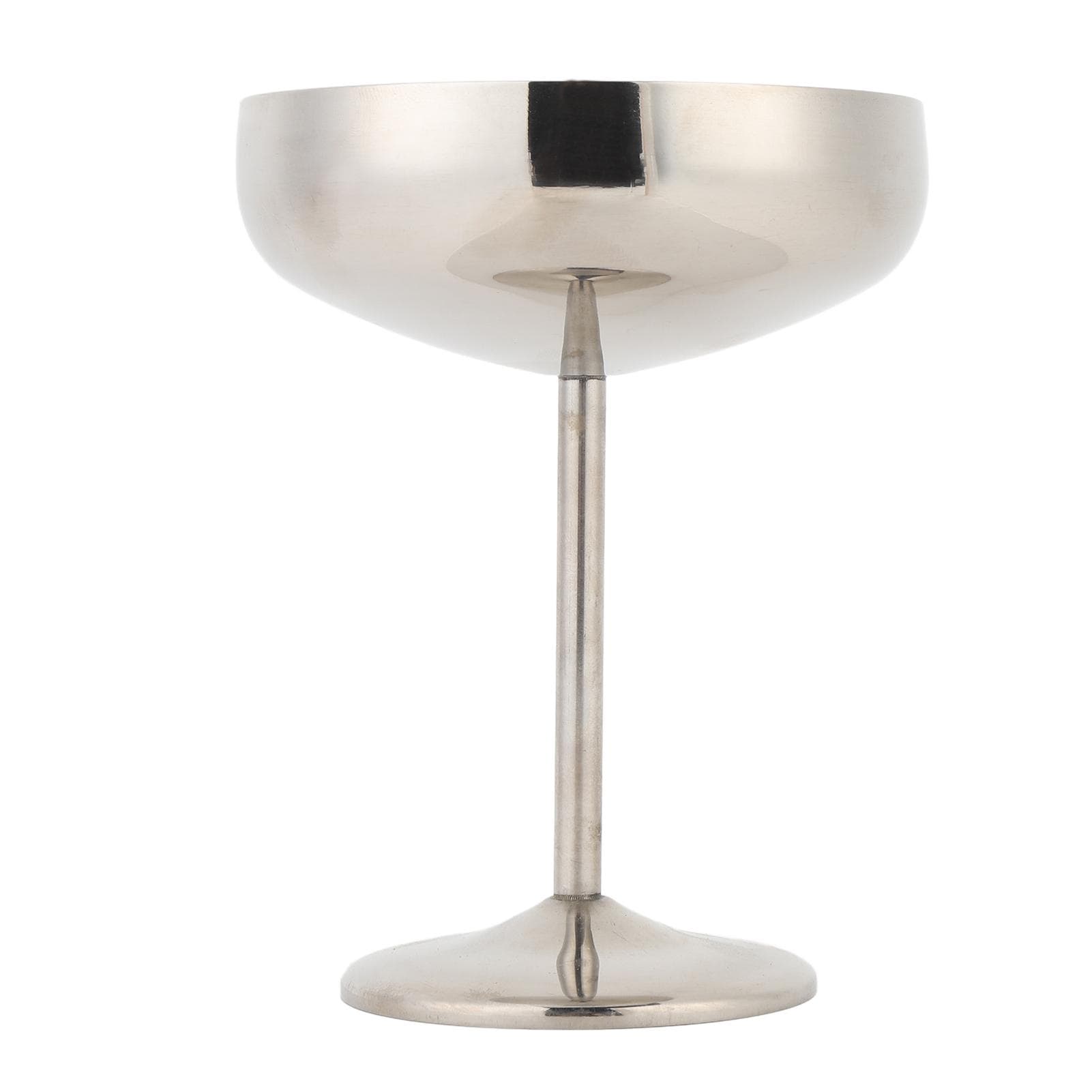 304 Stainless Steel Cocktail Glass 300ml Cold Insulation Shatterproof Metal Wine Cup for Snack L(for 6.5-9kg)