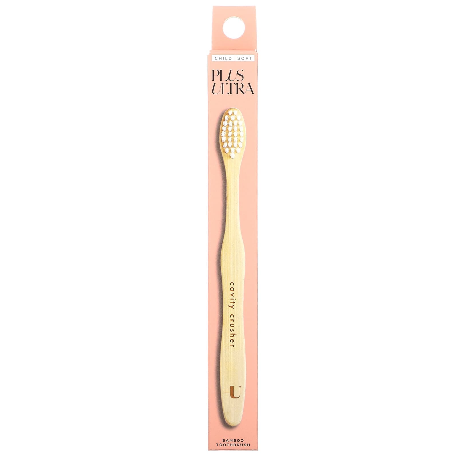 Plus Ultra, Bamboo Toothbrush, Cavity Crusher, Children's, Soft, 1 Toothbrush