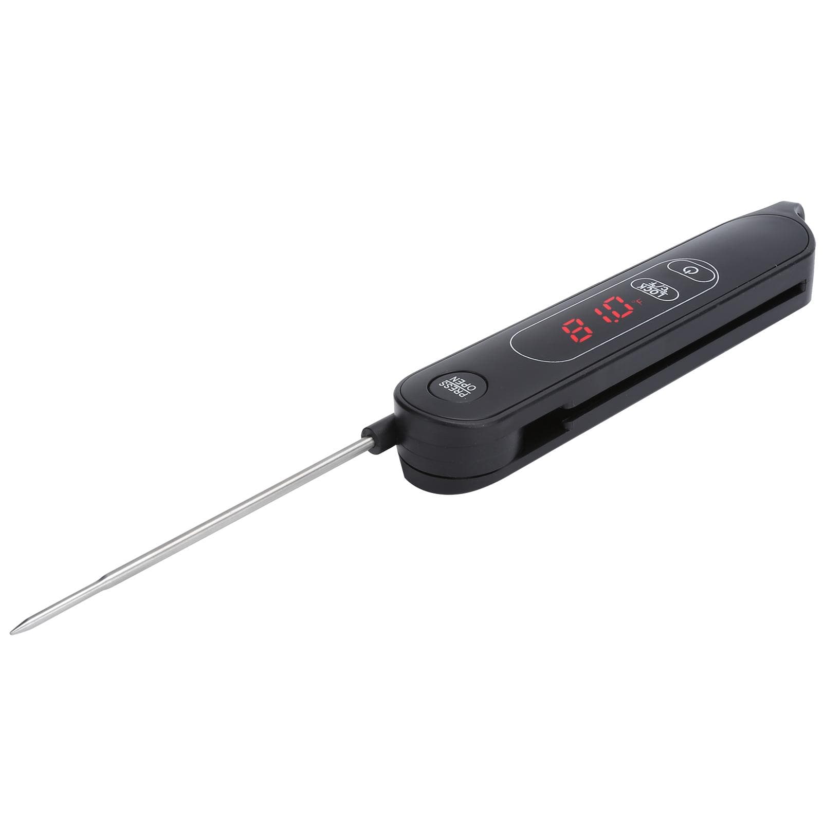 LED Meat Thermometer Foldable Food Thermometer Instant Read for Kitchen Cooking Grilling BBQ