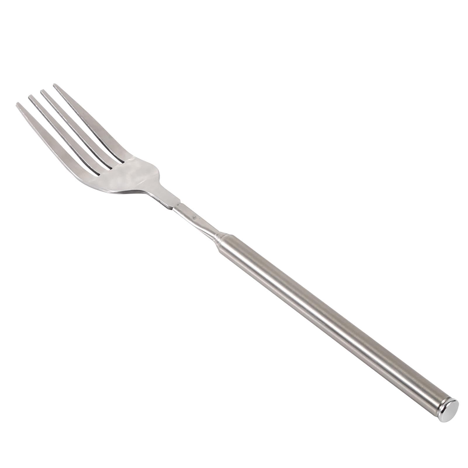 BBQ Telescopic Extendable Dinner Fruit Dessert Long Handle Fork Stainless Steel Cutlery L