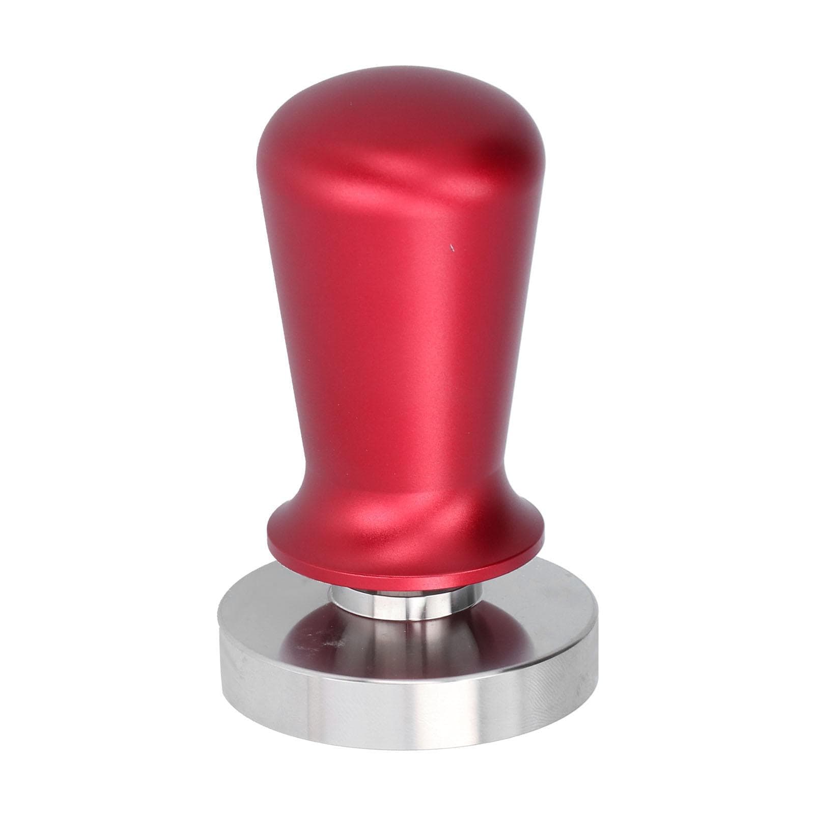 58mm Diameter Coffee Powder Tamper Stainless Steel Coffee Press Hammer Supplies for KitchenRed red
