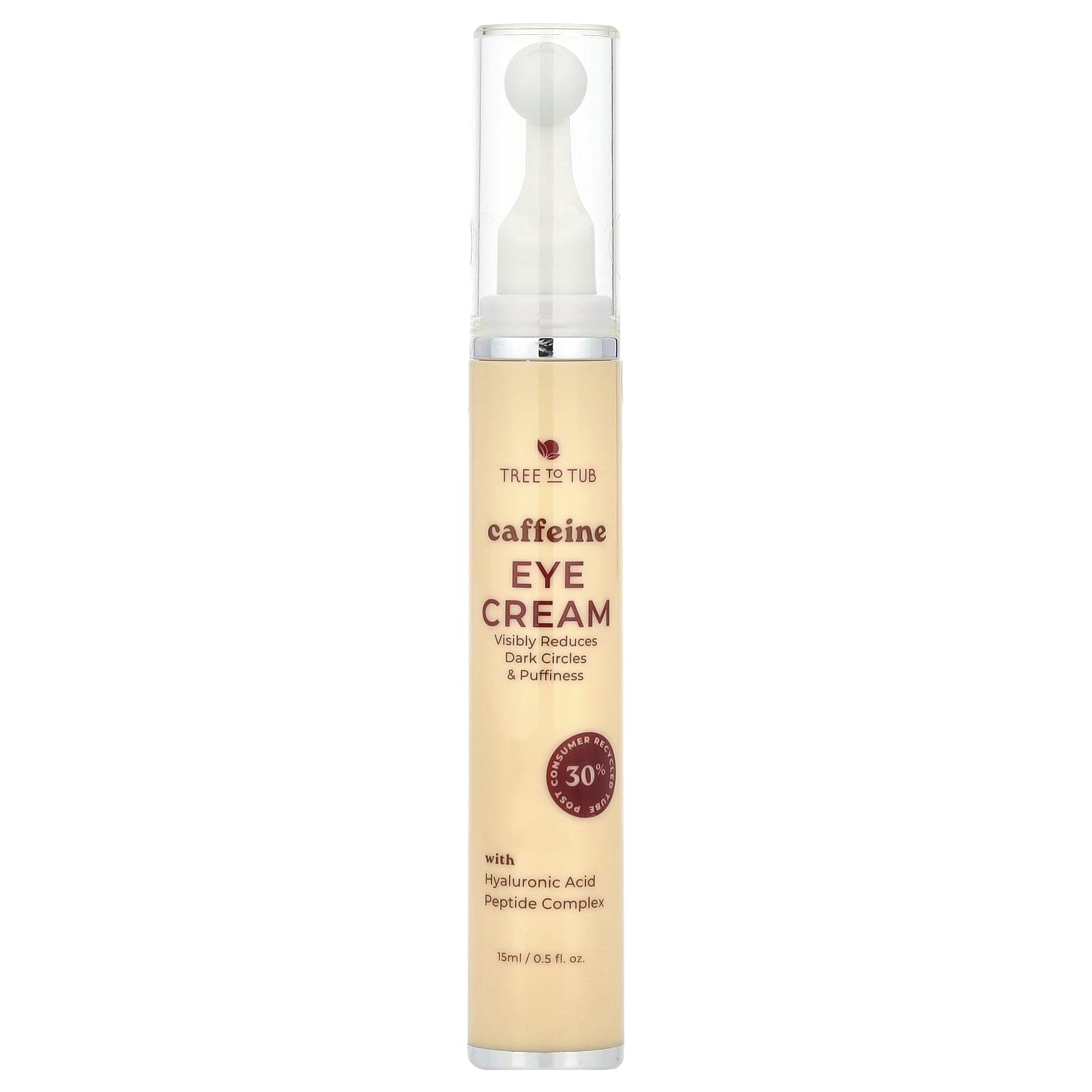 Tree To Tub, Caffeinated Eye Cream, 0.5 fl oz (15 ml)