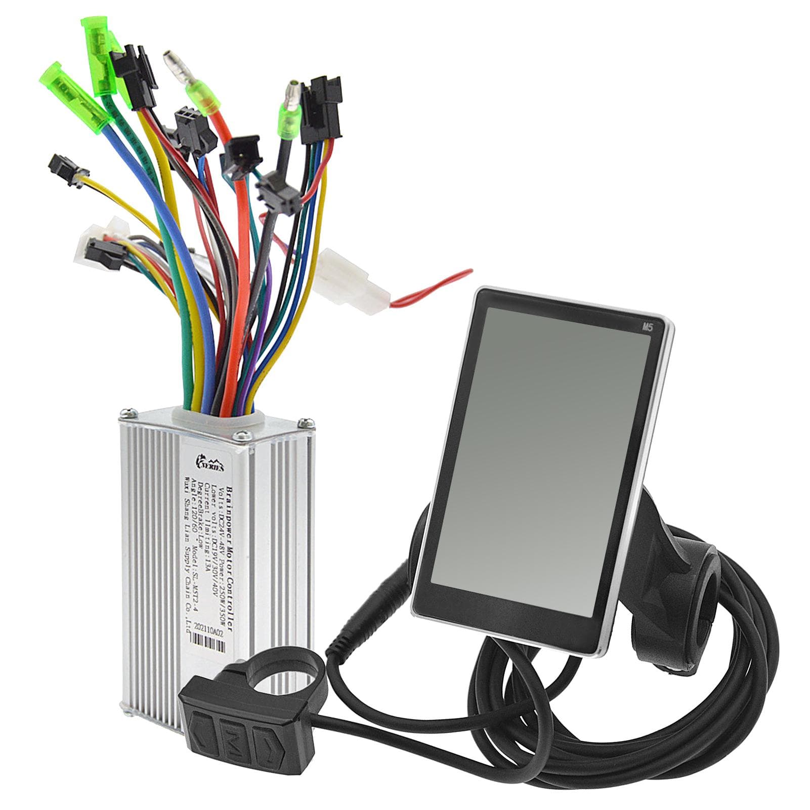 Aluminum Alloy Electric Scooter Motor Controller Intelligent Brushless Motor Controller + Electric 24V-48V