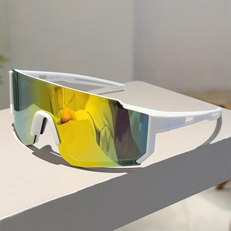 KAMMPT Oversized Sports Goggles Men Women Wrapped Round Anti UV Protective Shades for Cycling Outdoor