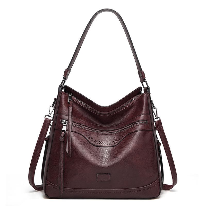 Women's Bags, Retro Handbags, Trendy Crossbody Bags, Spring and Summer Commuting Bucket Bags, Large-capacity Single-shoulder Bags coffee