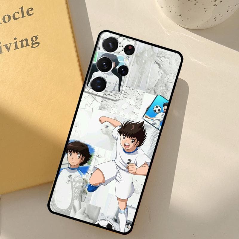 Captain Tsubasa Ozora Football Case For Samsung Galaxy S22 Ultra S20 FE S8 S9 S10 Plus Note 10 20 S21 Ultra Back Cover Galaxy S20