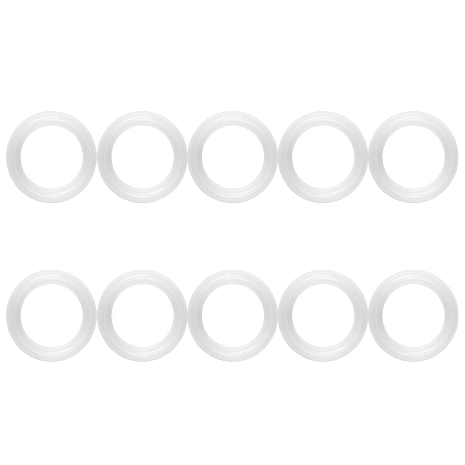10pcsset 1.5 Sanitary Clamp Ferrule Silicone Sealing Gasket Ring Washer