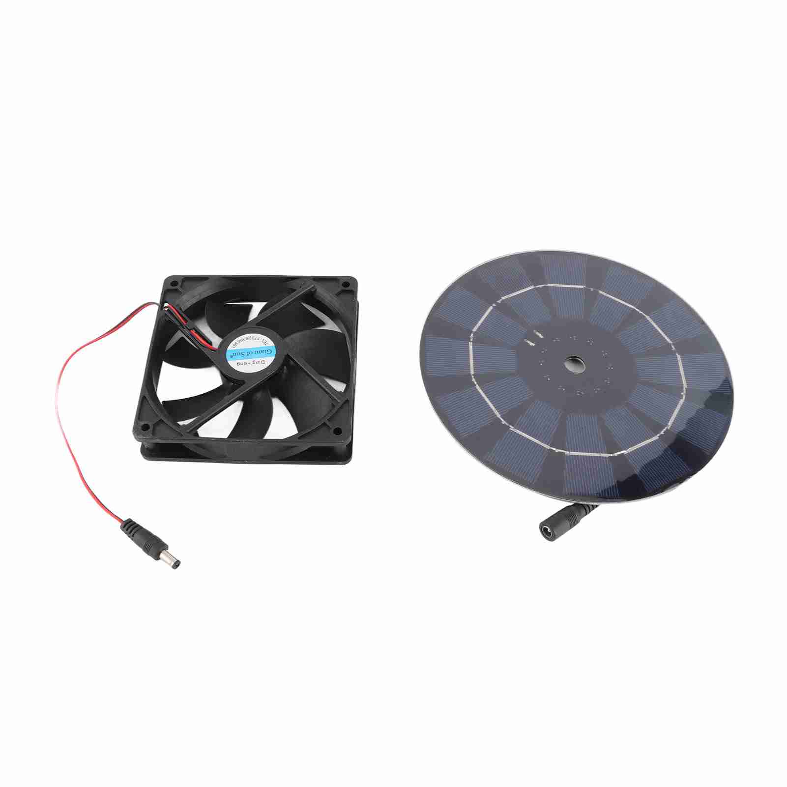 3W Solar Panel Fan Low Noise Energy Saving Solar Mini Exhaust Fan for Chicken Coop Greenhouse