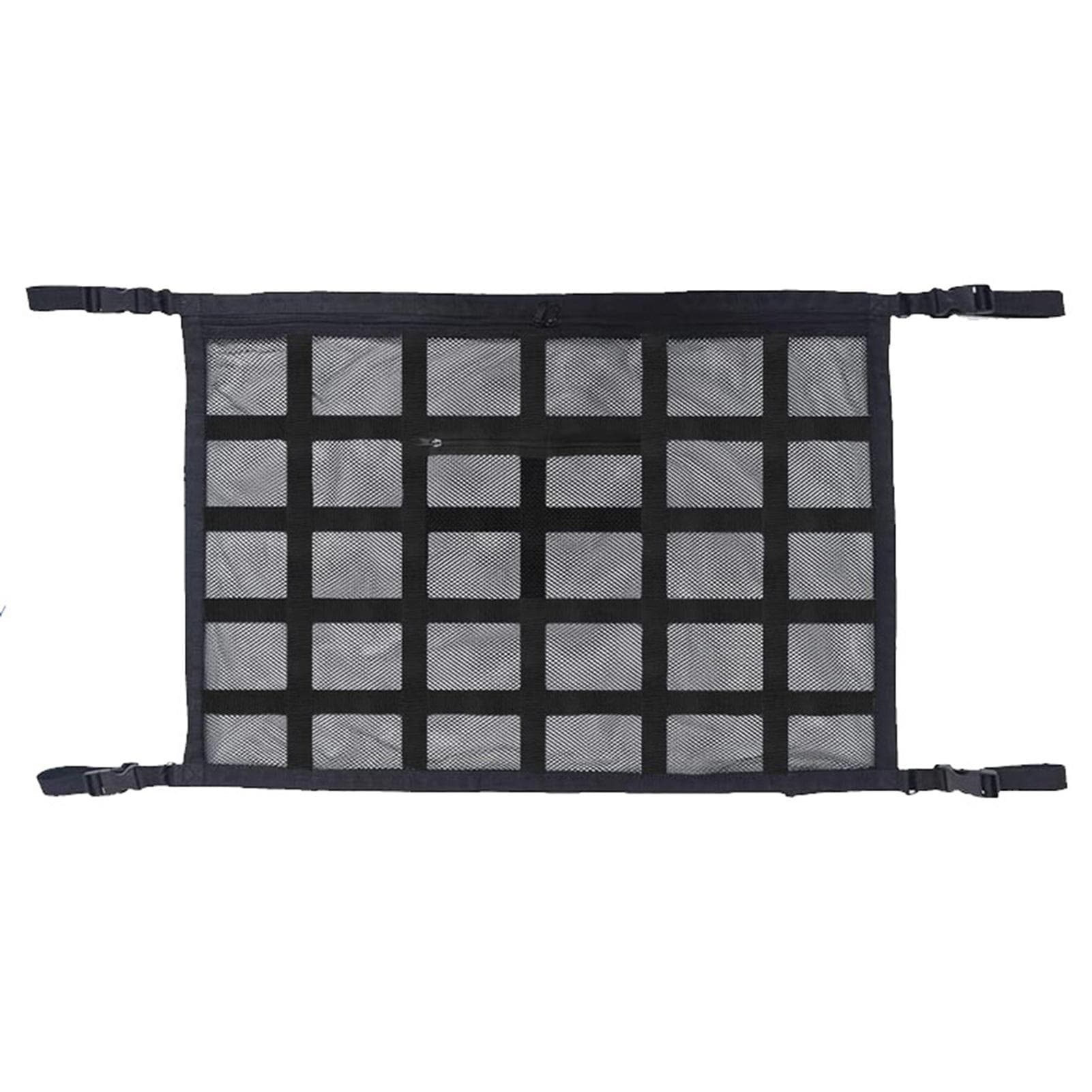 Upgrade Car Ceiling Cargo Net Pocket Strengthen Load-Bearing and Droop Less Double-Layer Mesh Car type 2 black