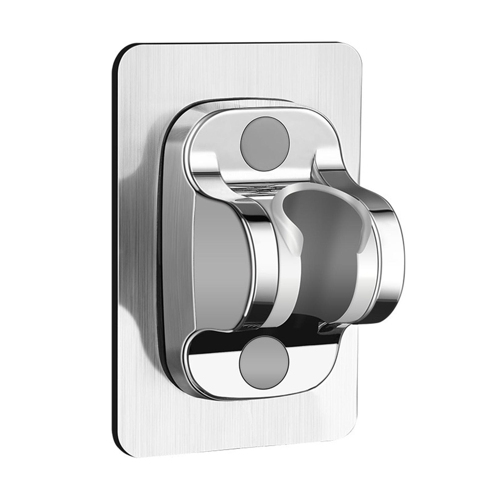 Shower Head Bracket Strong Adhesive Adjust Angle Drilling Free Shower Wand Holder for Bathroom