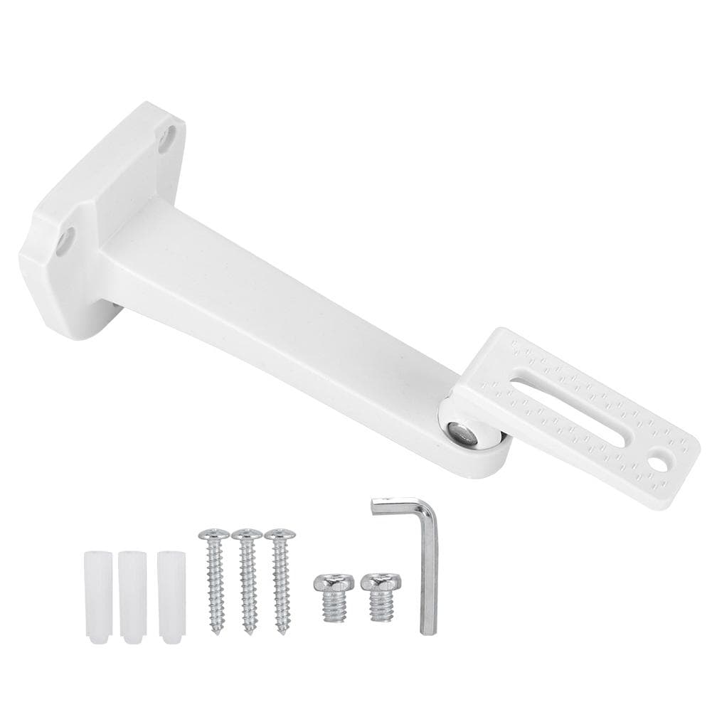 Mini White Wall Mount Camera Bracket Stand Surveillance Security Cam Support