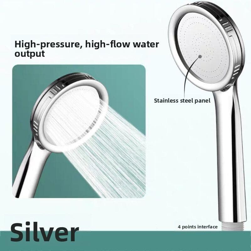 300 Hole Bathroom Supercharged Shower Head Shower Head Square Hand Shower Supercharged Showerhead Water Saving Shower Head