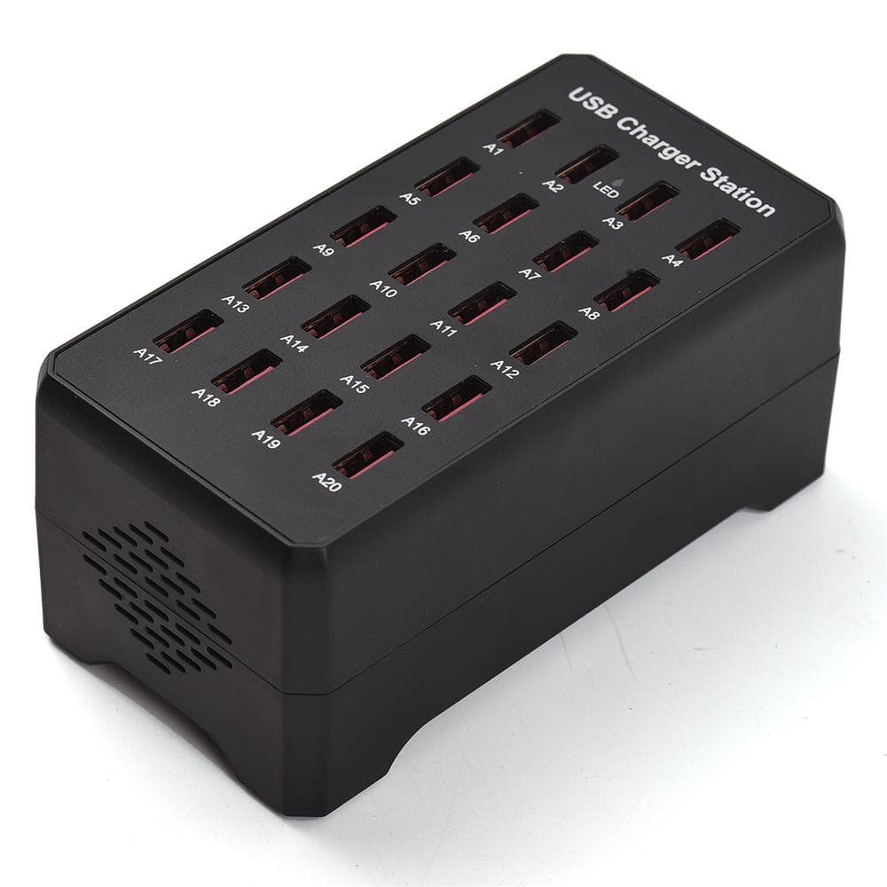 USB C Charger Block Multiple Ports 20port 100W Smart USB Charger Fast Charger USB C USB Charging AU