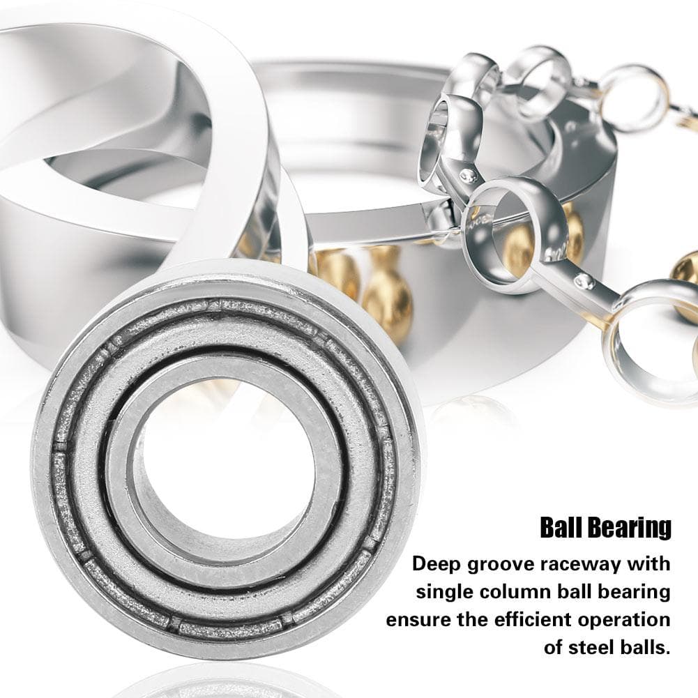 10Pcs 686ZZ High Speed Single Column with Deep Groove Raceway Ball Bearing 6*13*5mm