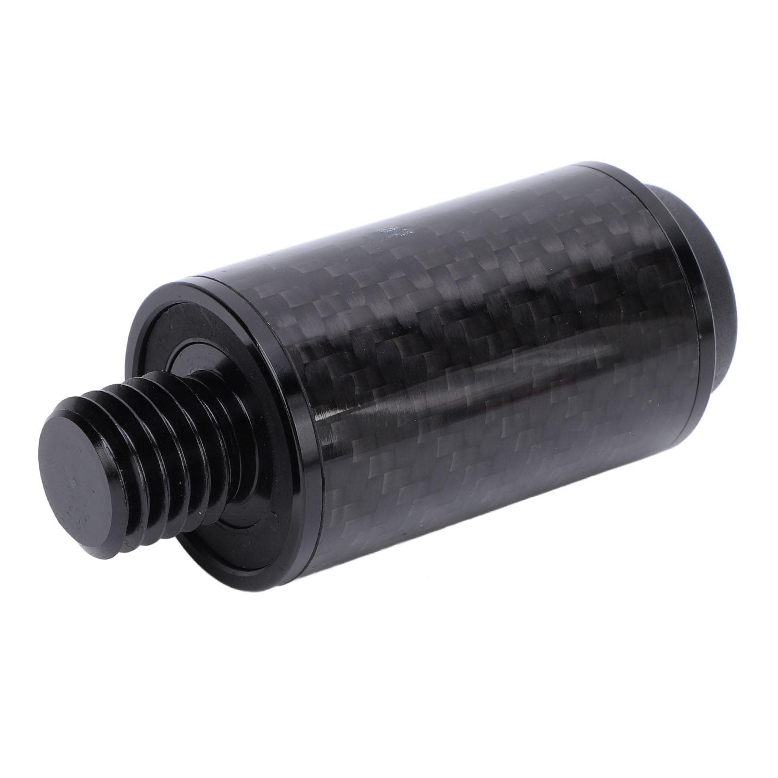2in Pool Cue Extension Carbon Fiber Billiard Extension with Bumper for Fury Billiard Cue Extending