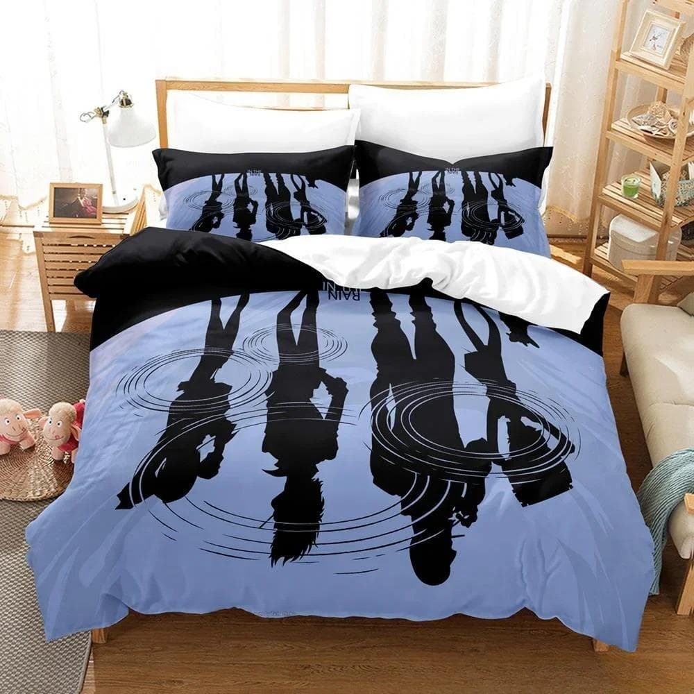 Fashion 3D Printed Game Cowboy Bebop Bedding Set Cartoon Anime three-piece set Adult Kid Bedroom Duvet cover Sets Home Textiles 70x133cm 2pcs