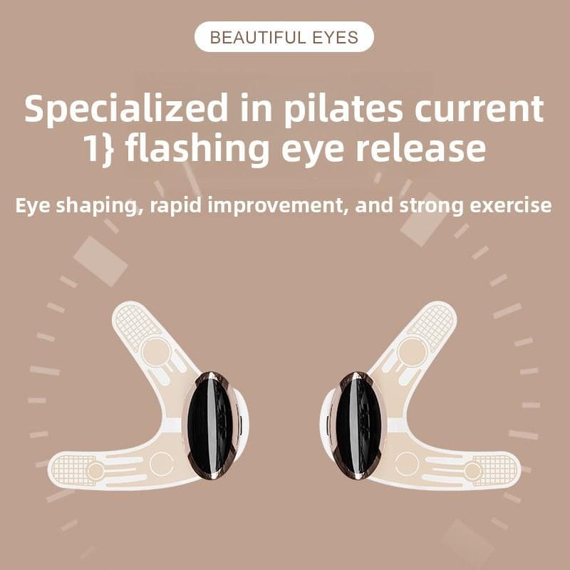 3-Gear Massage Eye Beauty Instrument Positive Ion Introduction Light Dark Circles Home Beauty Instrument EY03 champagne