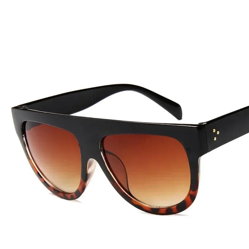 Trendy Half Round Sunglasses Women Designer Oversized Big Frame Sun Glasses Female Outdoor Fashion Eyewear Other