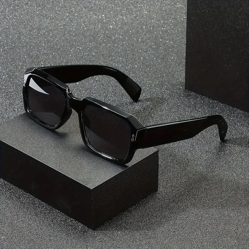 1Pc Retro Square Fashion Glasses for Men Women - Party Outdoor Photography Prop