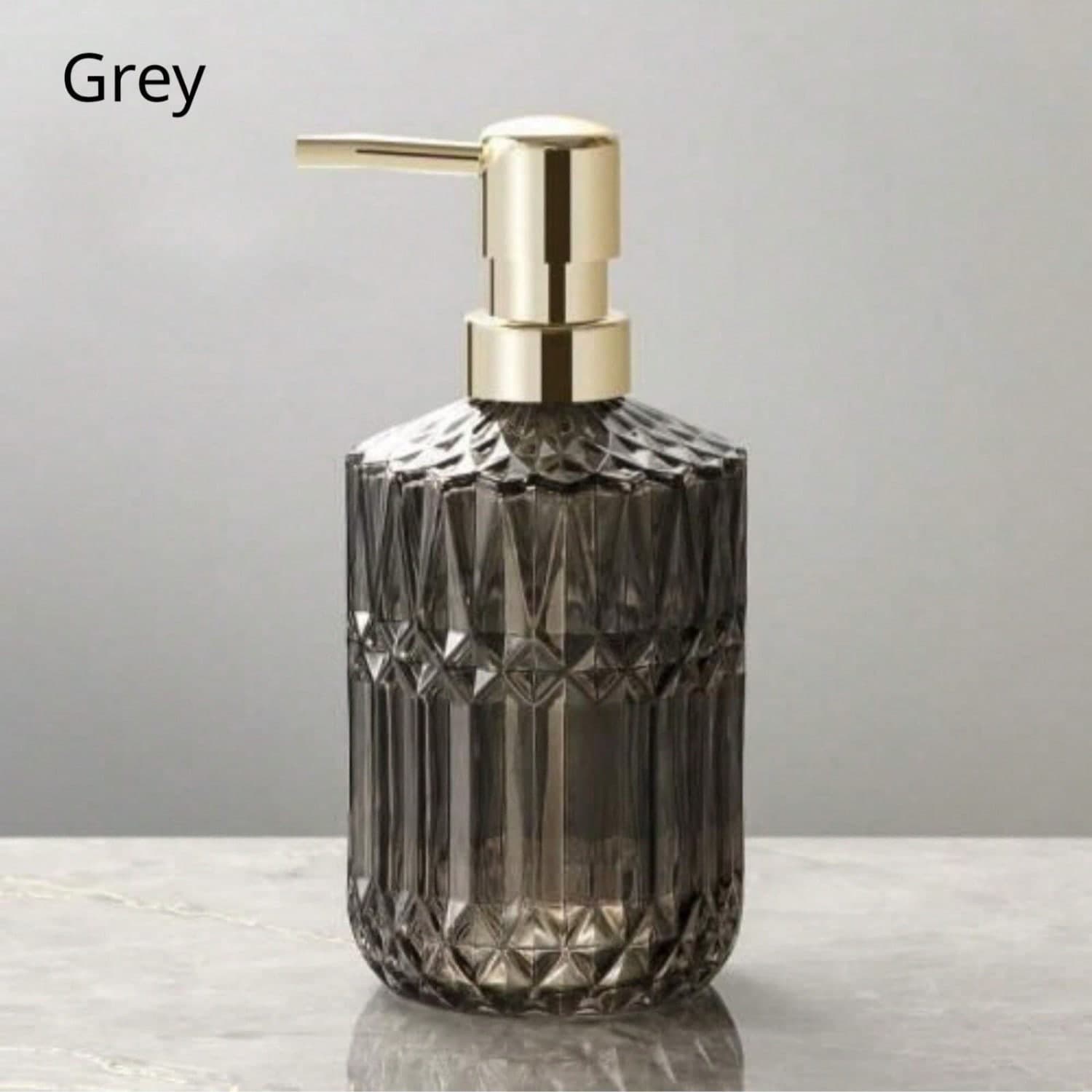 Pump Soap Dispenser, Refillable Bathroom Bottle For Hand Soap, Body Wash, Shampoo, Home Bathroom Decor Accessory Gray multicolour