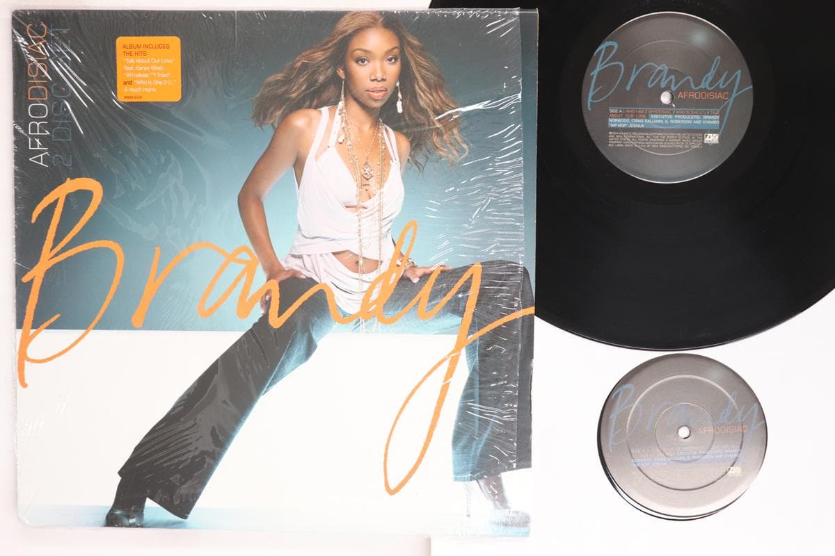 LP Record BRANDY Afrodisiac 836331 ATLANTIC 2004 US Rap HipHopRB Used