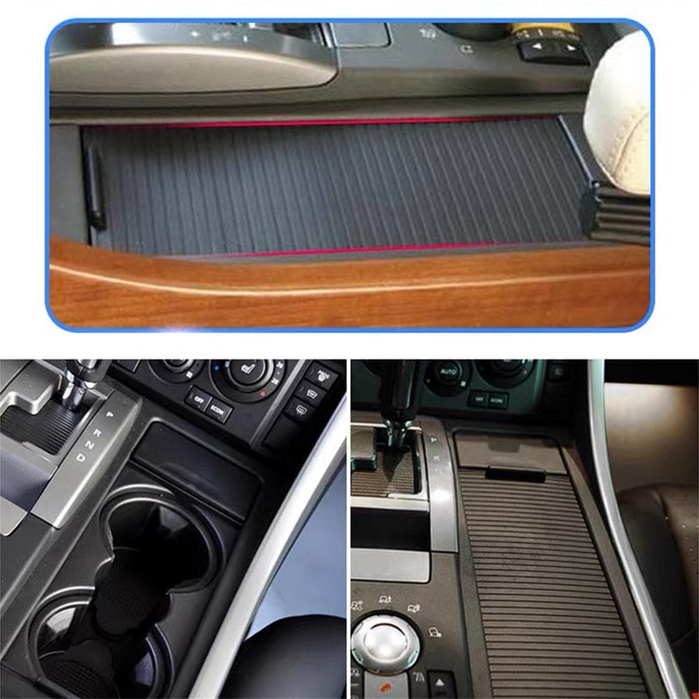 Center Console Cup Holder Cover Sliding Roller Blind For Range Rover Sport 05-09